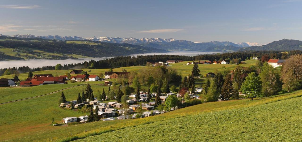 Blockhaus Campingplatz Alpenblick Вайлер-Зиммерберг Экстерьер фото